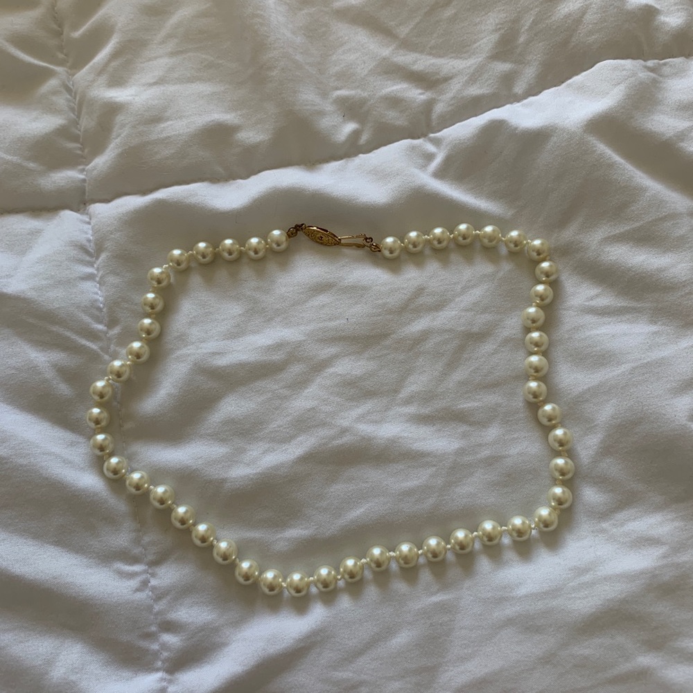 Faux Pearl Necklace